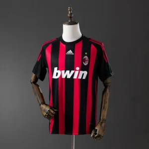 Maillot AC Milan 2008-2009 Domicile Version Retro