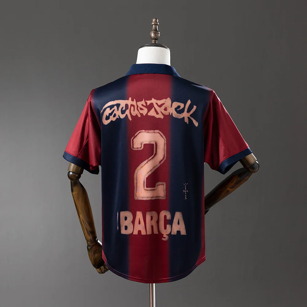 Maillot FC Barcelone 2025-2026 Domicile Version Cactus Jack – Image 2