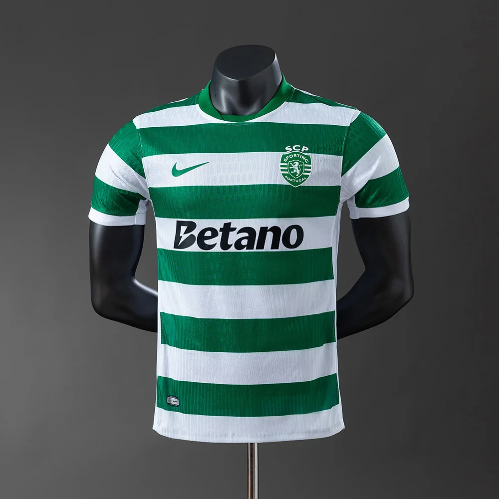 Maillot Sporting Lisbonne 2025-2026 Domicile Version Joueur