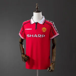 Maillot Manchester United 1998-1999 Domicile Version Retro