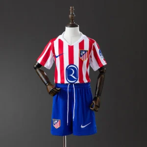 Kit enfant Maillot + Short Atlético Madrid Domicile 2025/2026