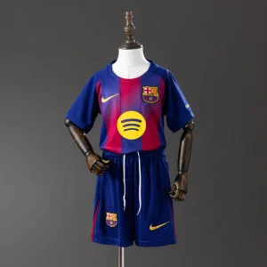 Kit enfant Maillot + Short FC Barcelone Domicile 2025/2026