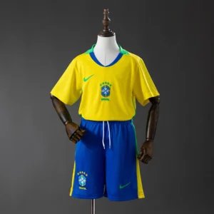 Kit enfant Maillot + Short Brésil Domicile 2025/2026
