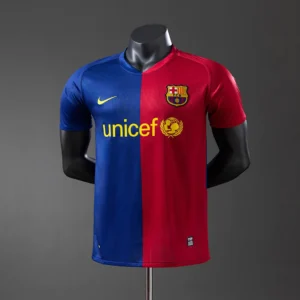Maillot FC Barcelone 2008-2009 Domicile Version Retro