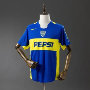 Maillot Boca Juniors 2004-2005 Domicile Version Retro