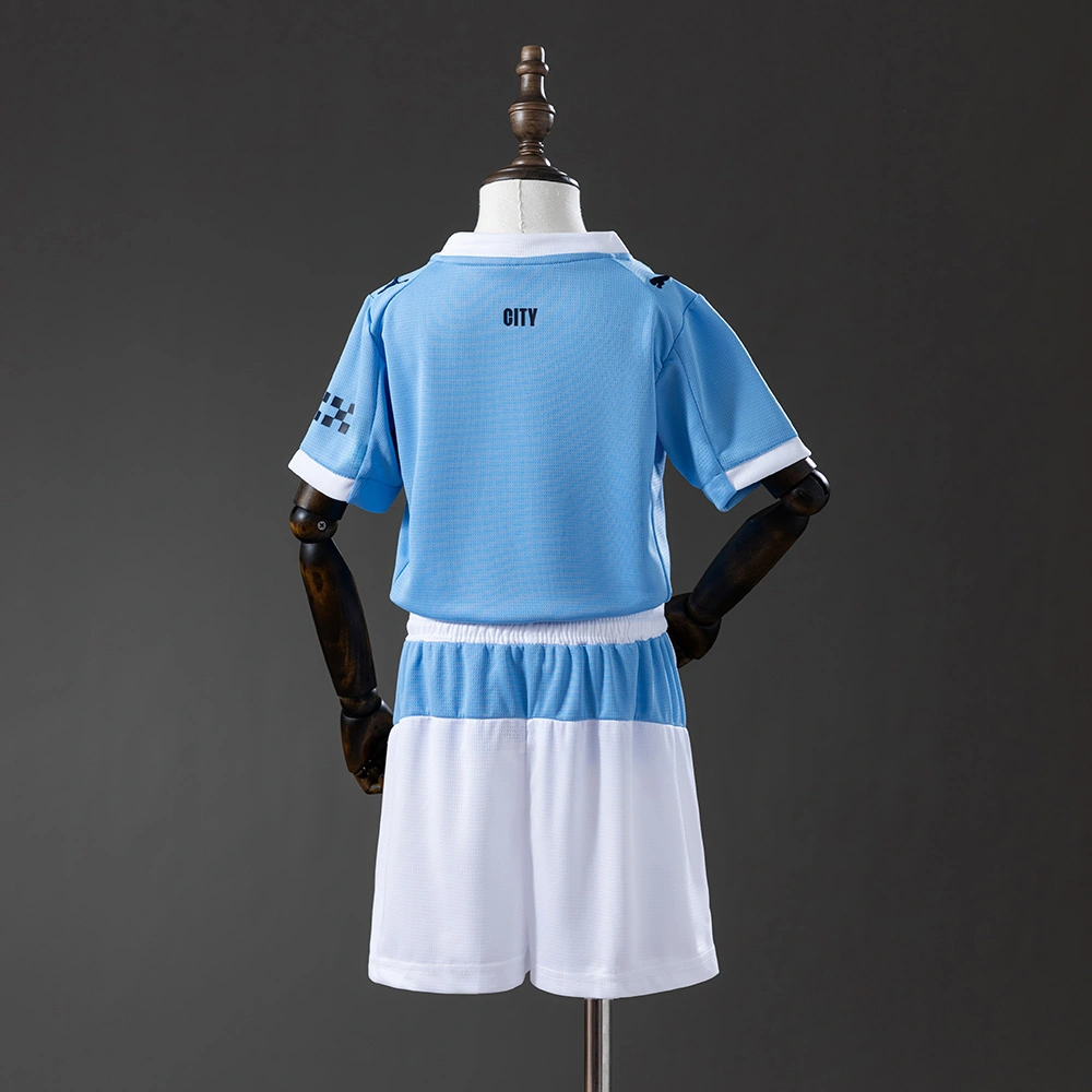 Kit enfant Maillot + Short Manchester City Domicile 2025/2026 – Image 2