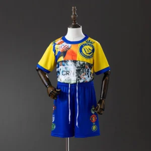 Kit enfant Maillot + Short Concept CR7 Cristiano Ronaldo Commémoration