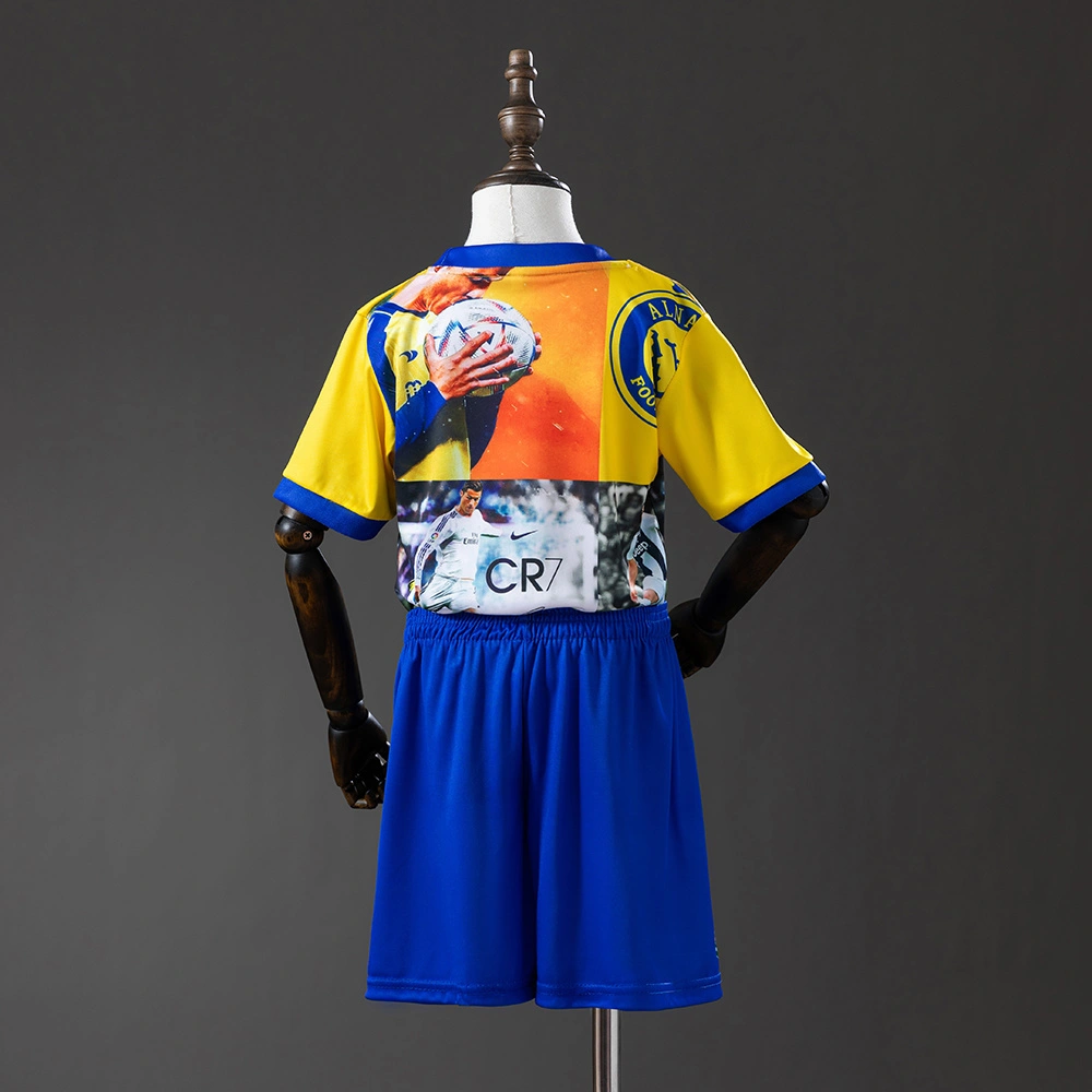 Kit enfant Maillot + Short Concept CR7 Cristiano Ronaldo Commémoration – Image 2