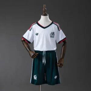Kit enfant Maillot + Short Mexique Extérieur 2025/2026