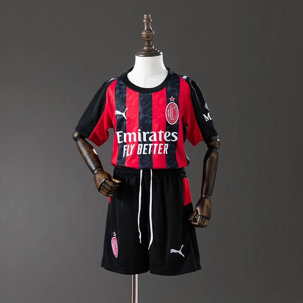 Kit enfant Maillot + Short AC Milan Domicile 2025/2026