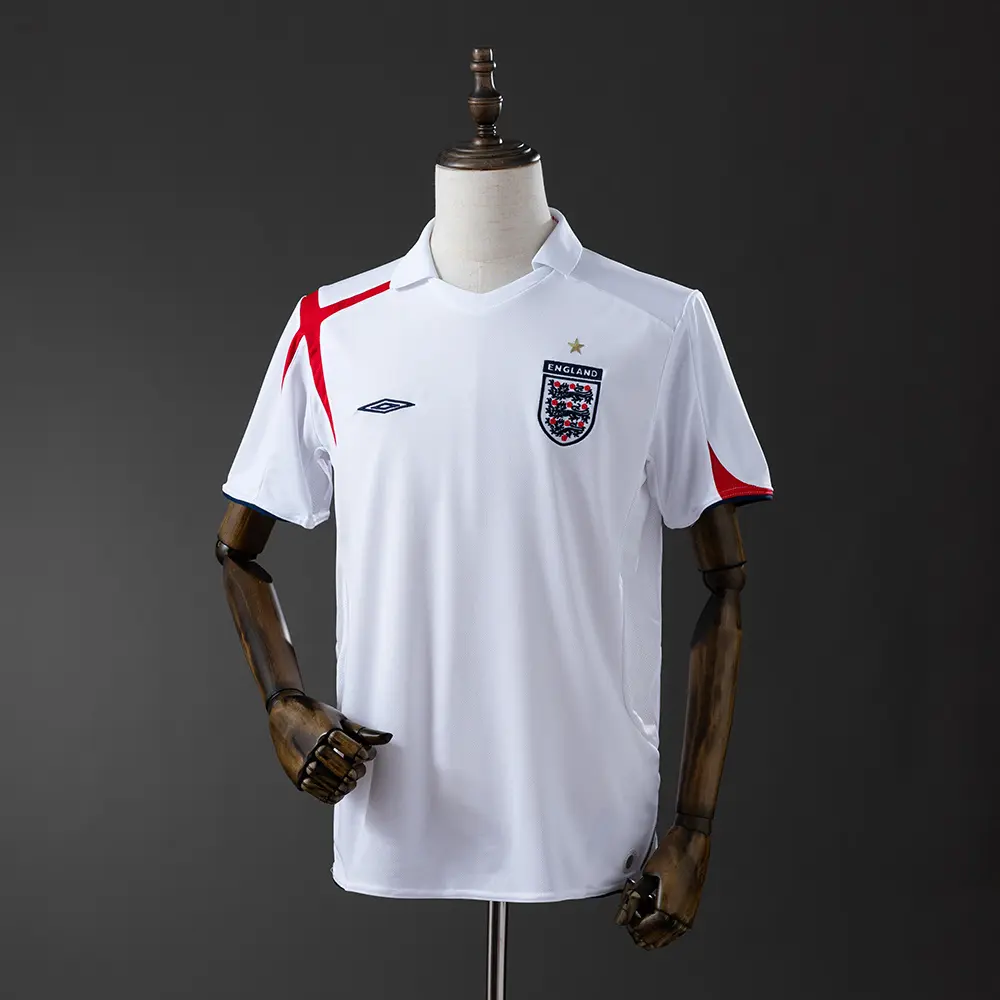 Maillot Angleterre Coupe Du Monde 2006 Domicile Version Retro