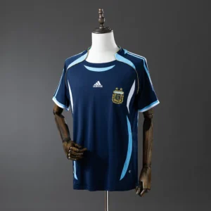 Maillot Argentine Coupe Du Monde 2006 Extérieur Version Retro