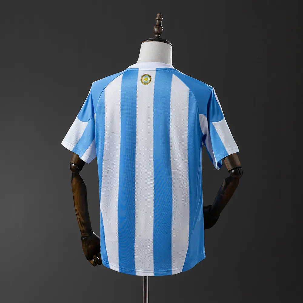 Maillot Argentine Coupe Du Monde 2010 Domicile Version Retro – Image 2