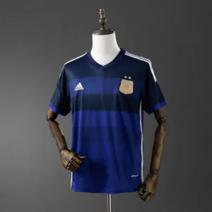 Maillot Argentine Coupe Du Monde 2014 Extérieur Version Retro