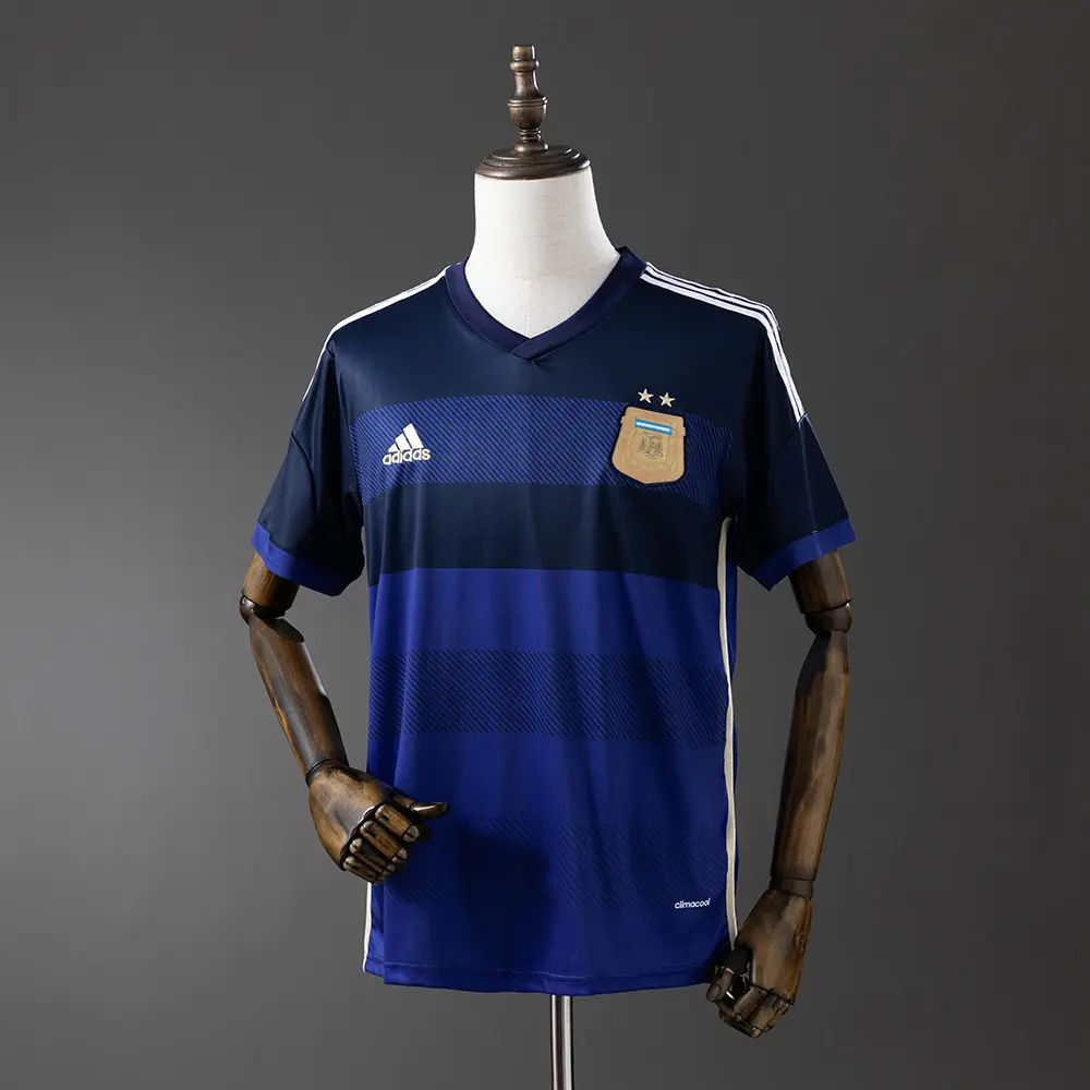 Maillot Argentine Coupe Du Monde 2014 Extérieur Version Retro