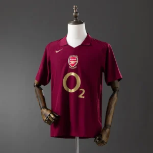 Maillot Arsenal 2005-2006 Domicile Version Retro
