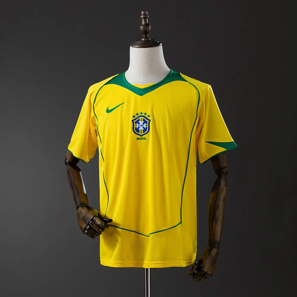 Maillot Brésil 2004 Domicile Version Retro