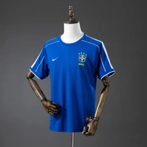 Maillot Brésil Coupe Du Monde 1998 Extérieur Version Retro