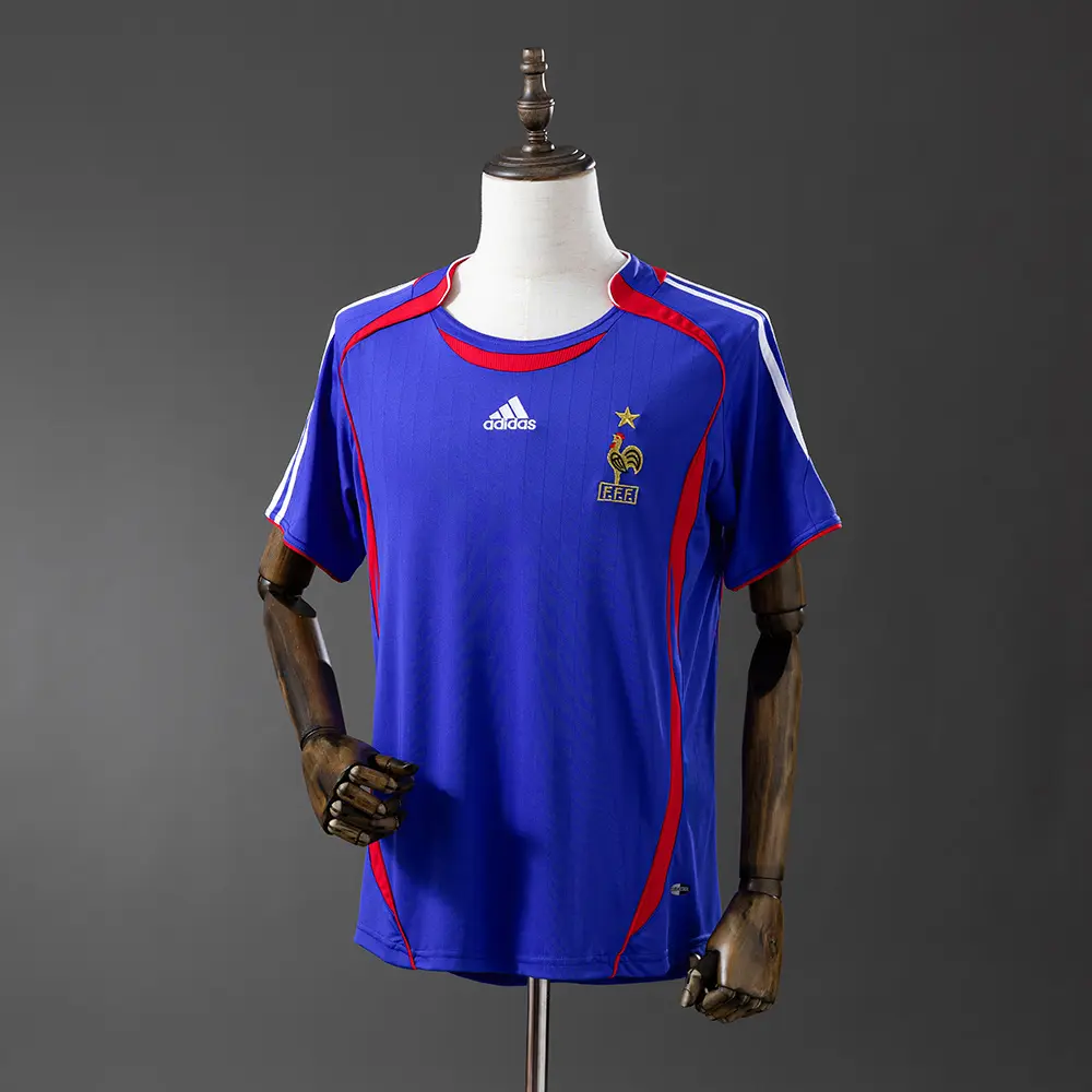 Maillot France Coupe du Monde 2006 Domicile Version Retro