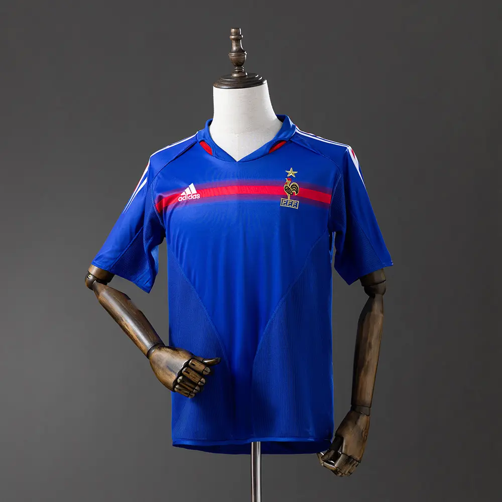 Maillot France Euro 2004 Domicile Version Retro
