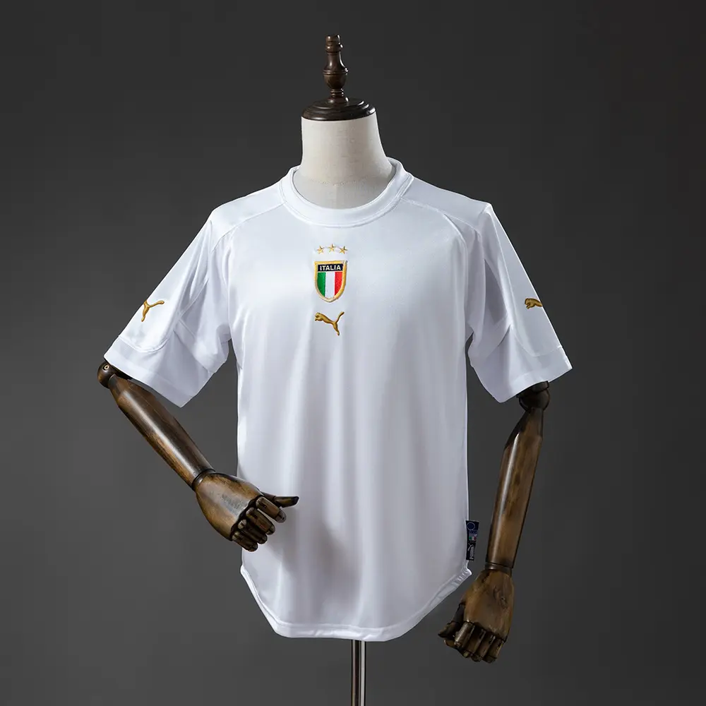 Maillot Italie Euro 2004 Extérieur Version Retro