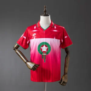 Maillot Maroc Coupe Du Monde 1994 Domicile Version Retro