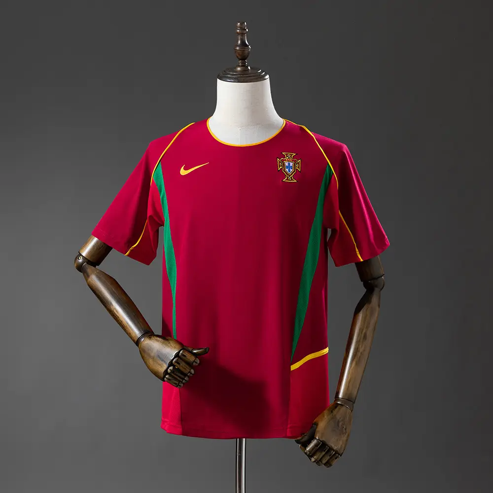 Maillot Portugal Coupe Du Monde 2002 Domicile Version Retro