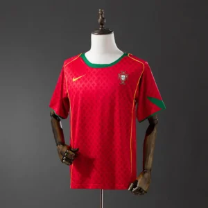 Maillot Portugal Euro 2004 Domicile Version Retro