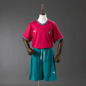 Kit enfant Maillot + Short Portugal Domicile 2025/2026