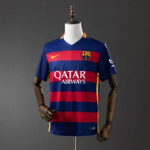 Maillot FC Barcelone 2015-2016 Domicile Version Retro