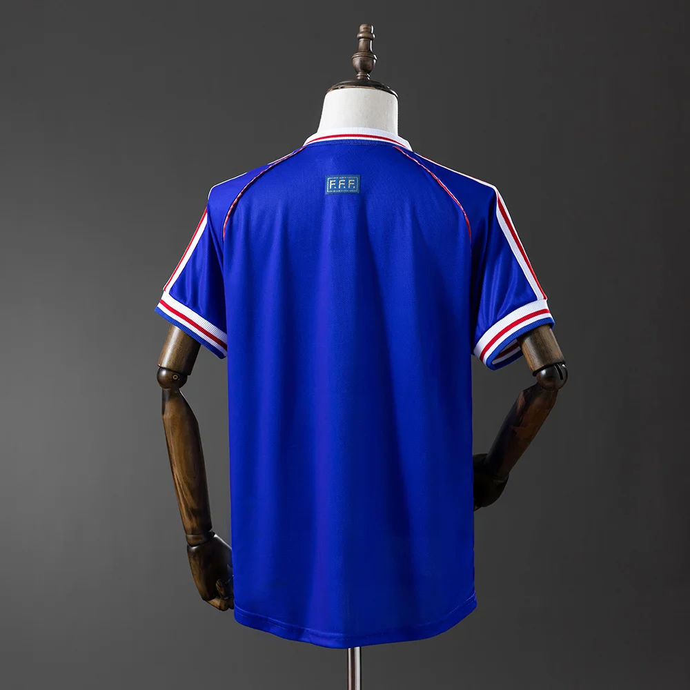 Maillot France 1998 Domicile Version Retro – Image 2
