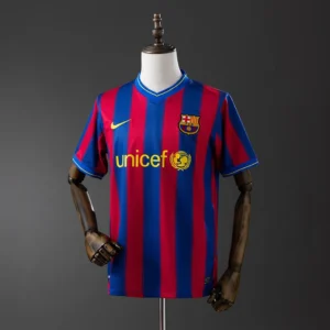 Maillot FC Barcelone 2009-2010 Domicile Version Retro