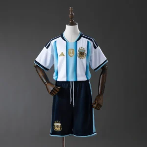 Kit enfant Maillot + Short Argentine Domicile 2025/2026