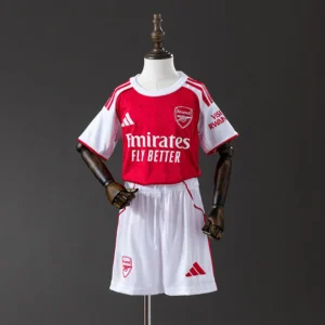 Kit enfant Maillot + Short Arsenal Domicile 2025/2026