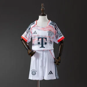 Kit enfant Maillot + Short Bayern de Munich Extérieur 2025/2026