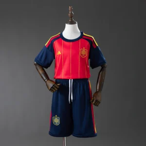 Kit enfant Maillot + Short Espagne Domicile 2025/2026