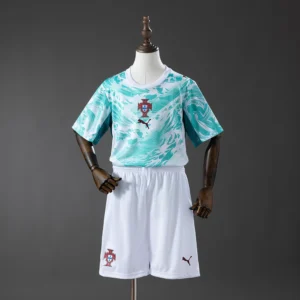 Kit enfant Maillot + Short Portugal Extérieur 2025/2026