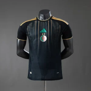 Maillot Algérie Coupe Du Monde 2026 concept Noir Version Joueur